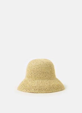 Straw Bucket Hat