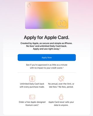 Apple Card Online Application