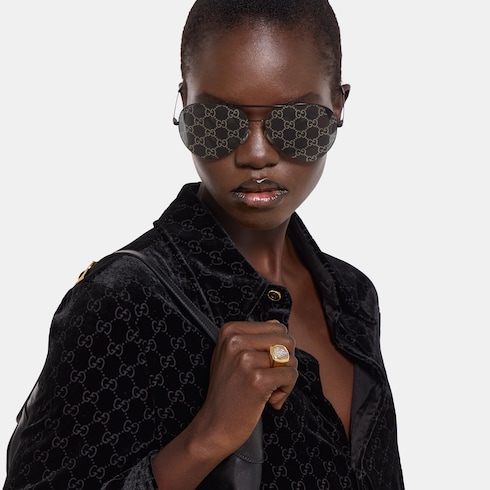 Gucci Crest Signet Ring