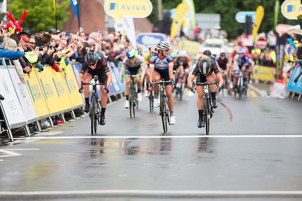 Aviva Women's Tour 2016 - Stage 2 sprint finish