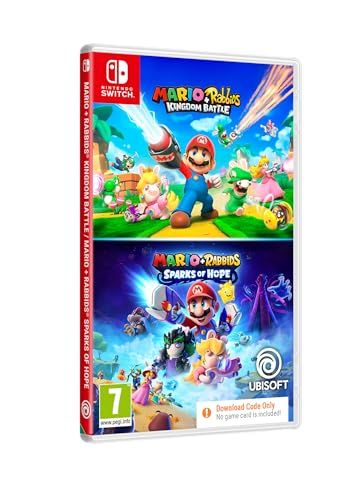 Mario + Rabbids Kingdom Battle and Mario + Rabbids Sparks of Hope (code in Box)