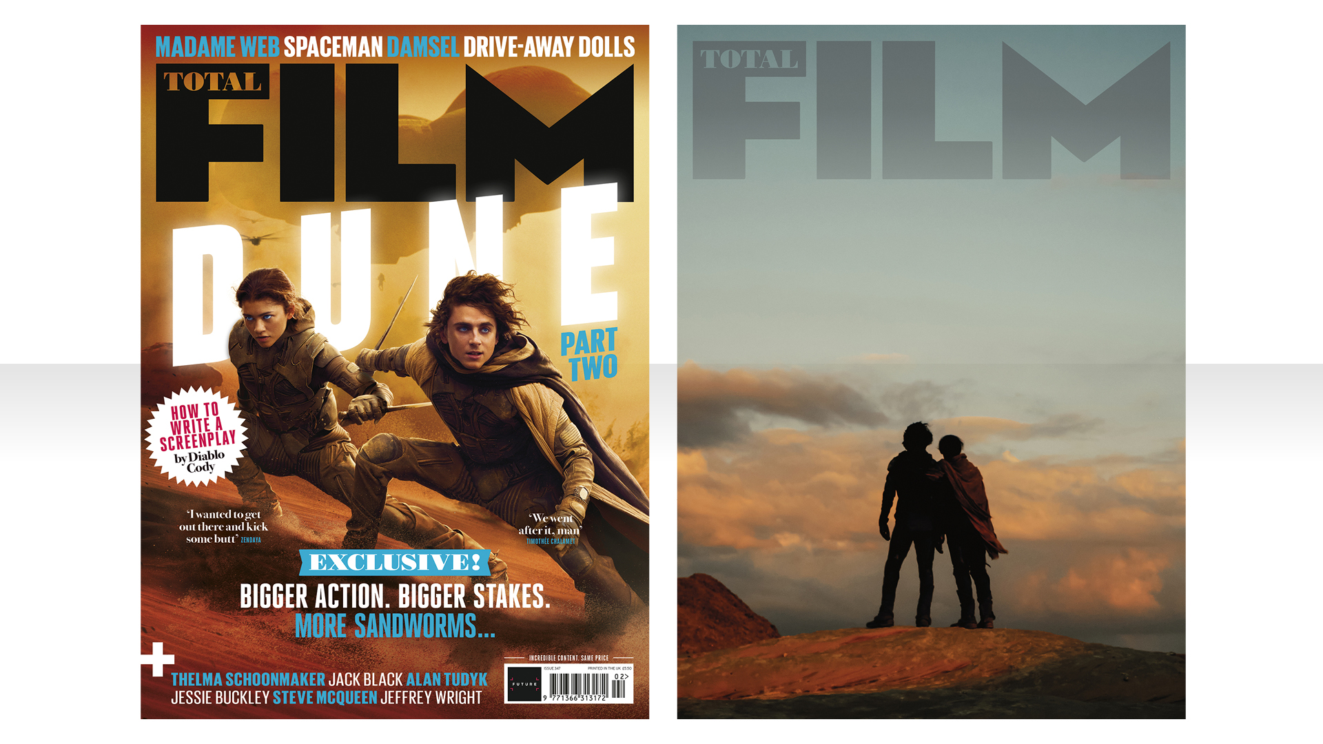 Total Film's Dune: Part Two covers
