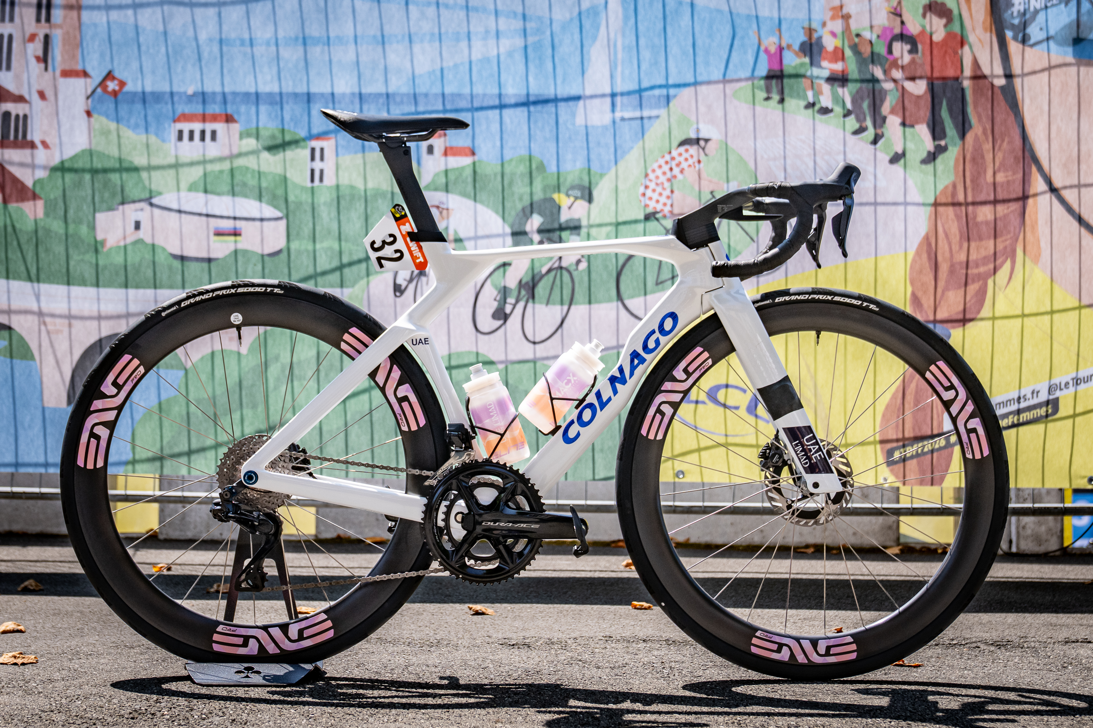 UAE Team ADQ's Colnago at the Tour de France femmes