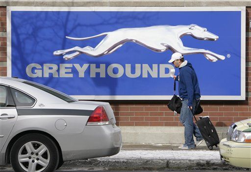 The Greyhound Bus station in Chicago, Illinois