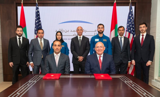On April 27, 2022, Axiom Space and the UAE's Mohammed bin Rashid Space Centre signed a deal to send a UAE astronaut to the International Space Station on SpaceX's Crew-6 mission in 2023.
