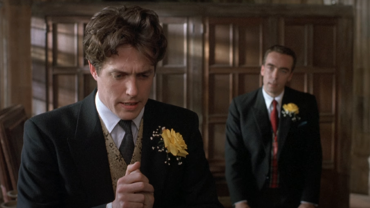 Hugh Grant in Four Weddings and a Funeral