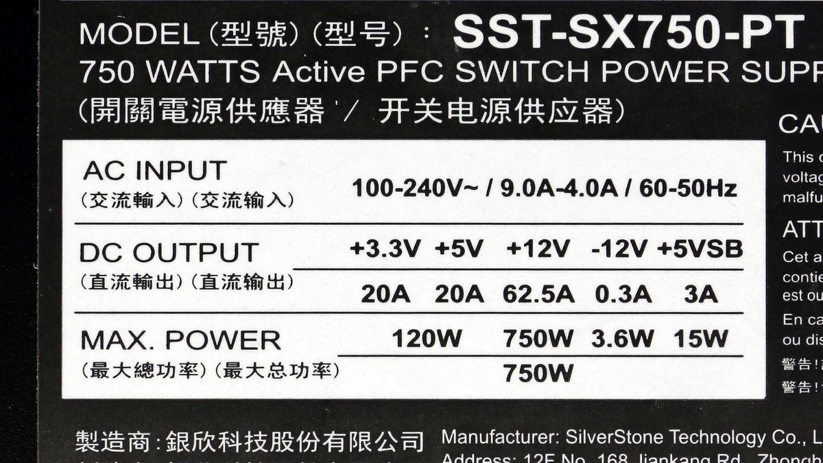 SilverStone SX750
