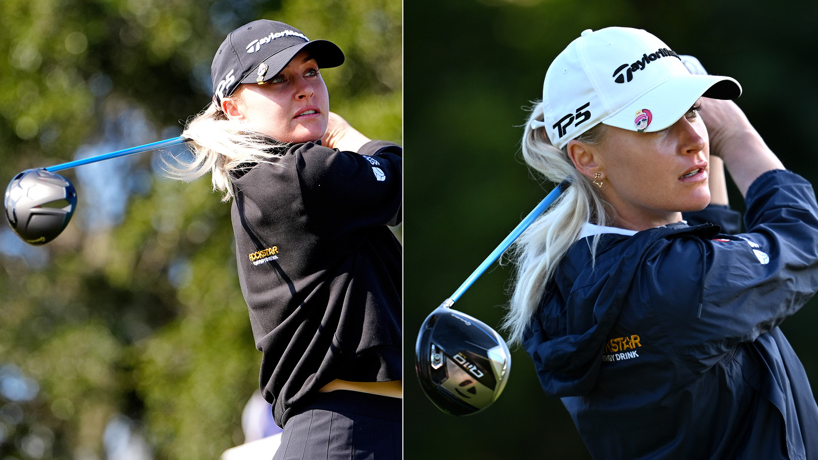 Charley Hull hits two drivers