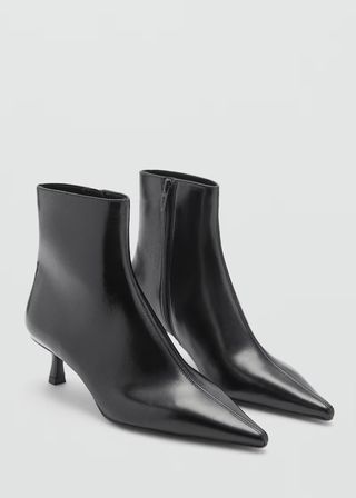 Kitten Heel Ankle Boots - Women | Mango Usa