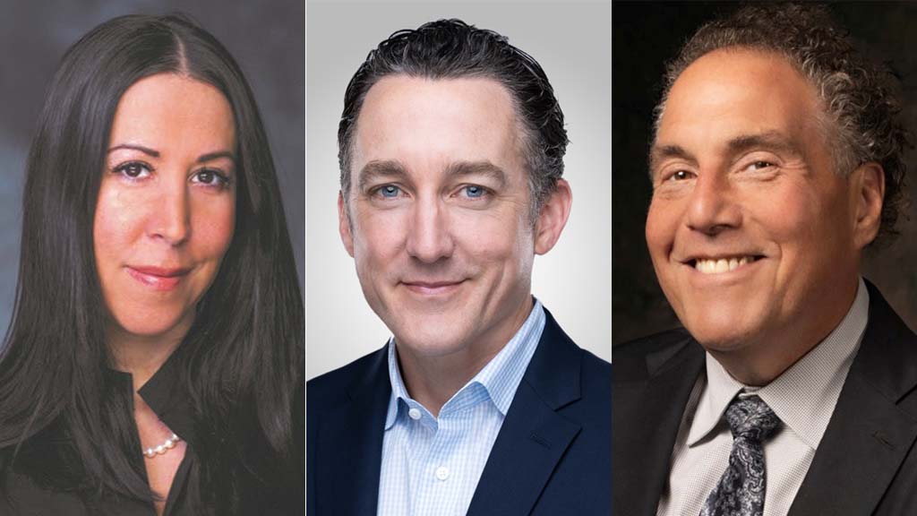 NAB board members Veronica Rodriguez, Matt Schnaars and Jeff Warshaw