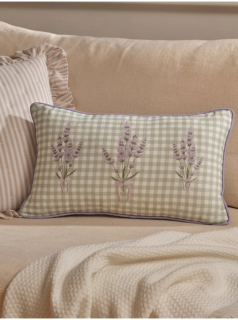George Home, Stacey Solomon Cushion Purple Floral Cushion