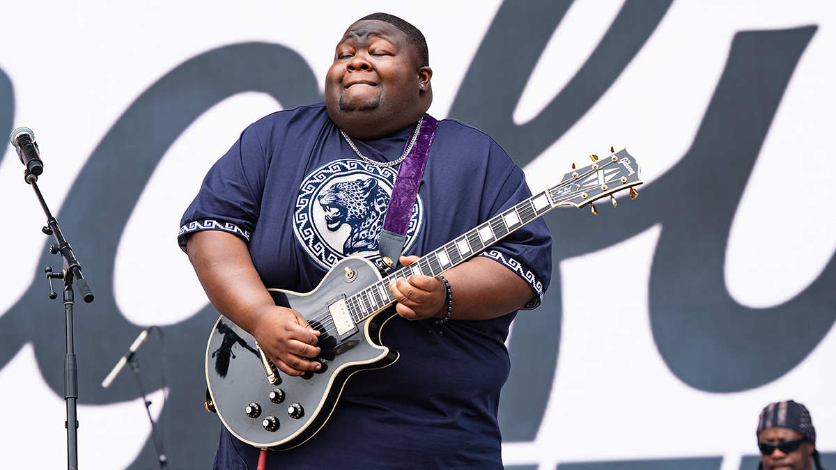 Christone "Kingfish" Ingram performs during 2025 Railbird Music Festival at The Infield at Red Mile on June 01, 2025 in Lexington, Kentucky