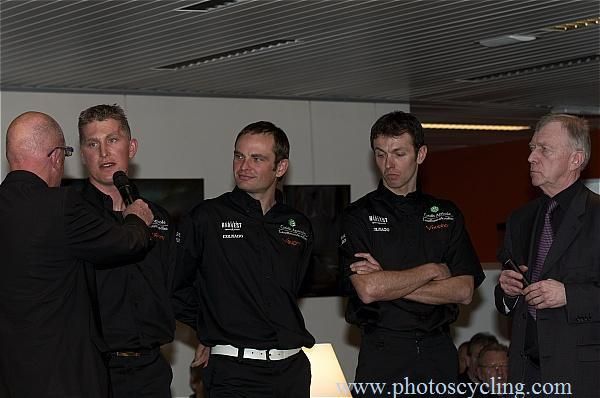 Kurt Hovelijnck, Koen Barb&eacute; and Davy Commeyne