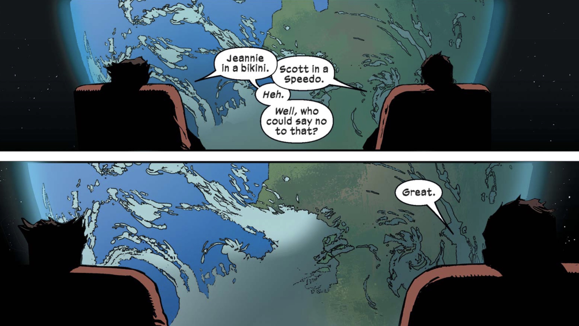 X-Men #7 panels