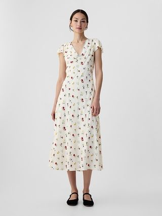 Gap x Dôen Floral Midi Dress