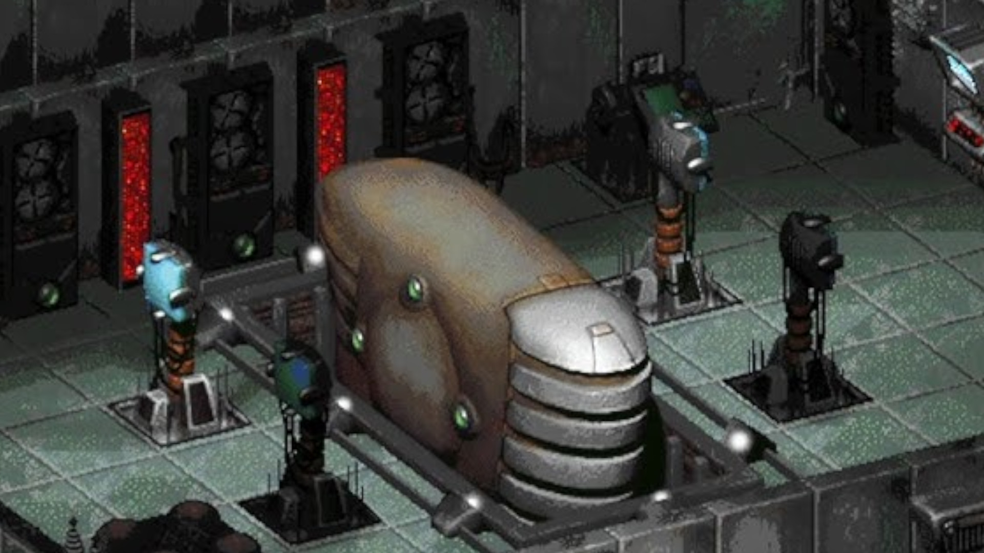 A shot of the NPC Skynet during Fallout 2