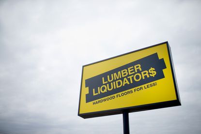 Lumber Liquidators sign
