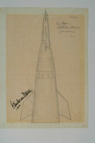 Von Braun Sketches to Be Auctioned