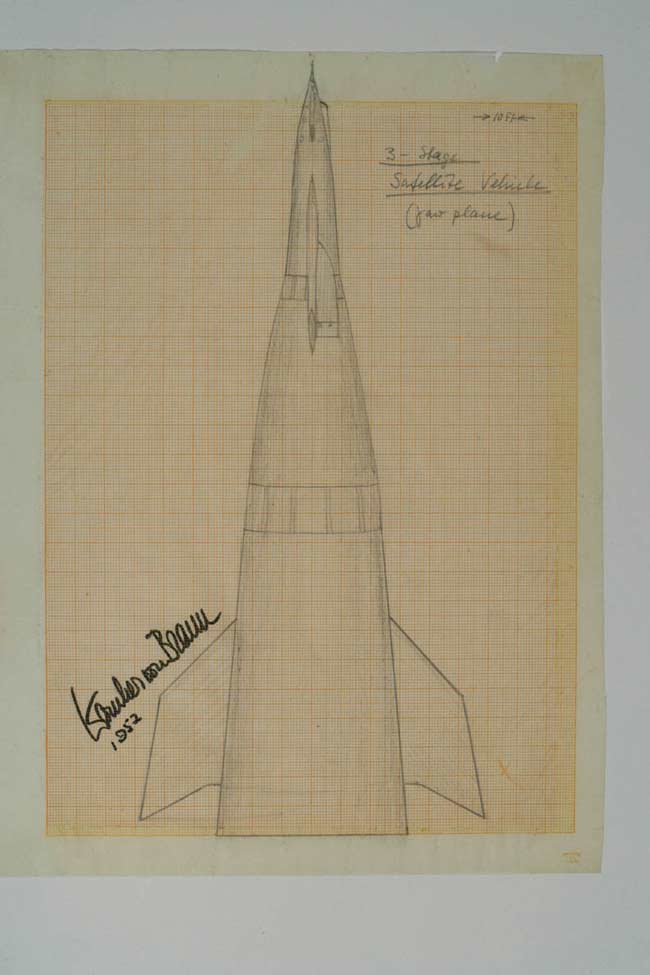 Von Braun Sketches to Be Auctioned