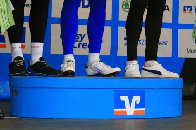 Shoes for the podium