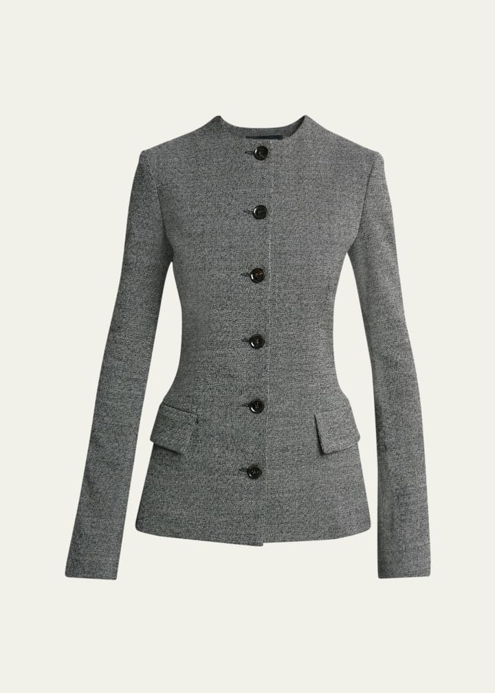 Annemarie Slim Melange Wool Jacket