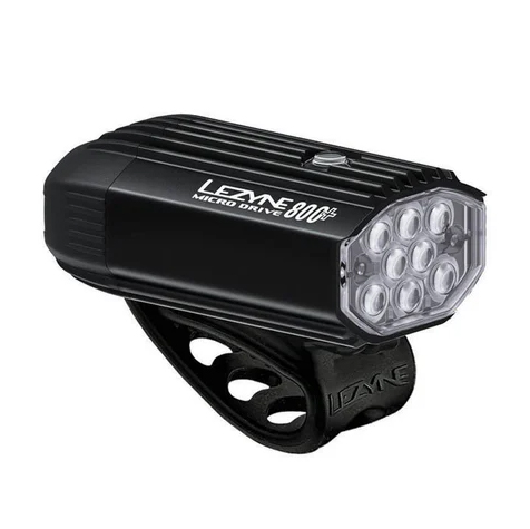 Lezyne Micro Driver 800 + front bike light