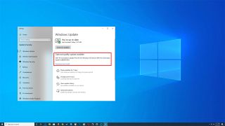 Windows 10 Update Screen