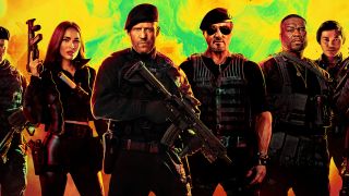 Jason Statham and Sylvester Stallone on the Expend4bles poster