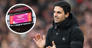 Arsenal vs Manchester City: Arsenal manager Mikel Arteta reacts during the Premier League match between Arsenal FC and Brentford FC at Emirates Stadium on February 11, 2023 in London, England.
