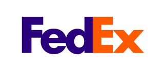 The FedEx logo, one of the best typographic logos