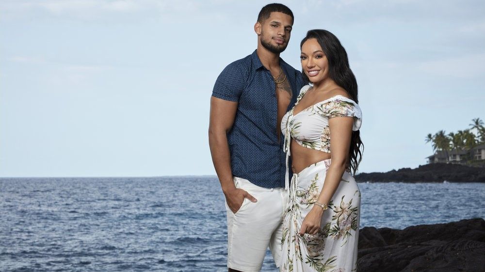 Roberto Maldonado and Vanessa Valente in key art for Temptation Island season 5