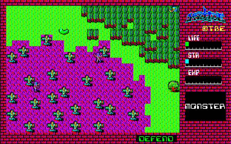 Hydlide, a classic PC JRPG