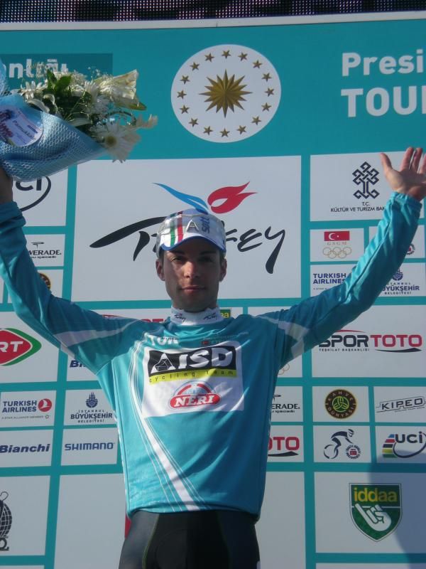 Giovanni Visconti (ISD - Neri) is the new general classification leader at the Tour of Turkey.