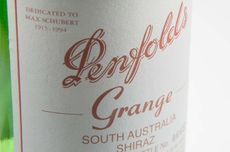 A bottle of Penfolds grange