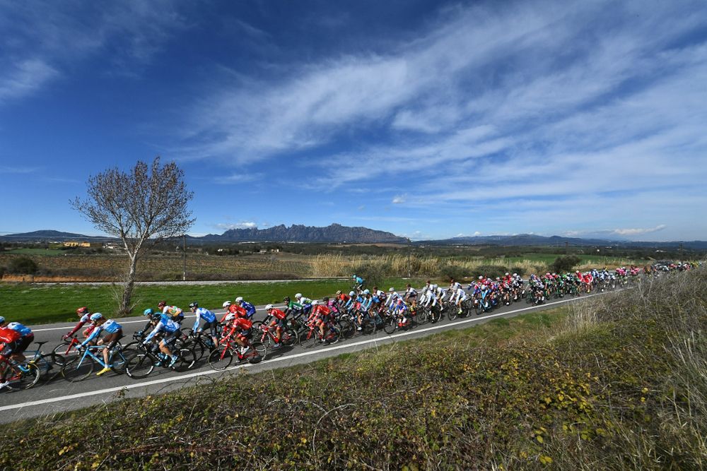 Scenery along the route of stage 2 at Volta a Catalunya