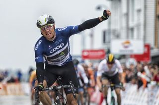 Edvald Boasson Hagen wins stage 5 of the Tour des Fjords.