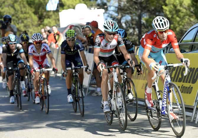 Vincenzo Nibali (Astana) began to feel the pressure ahead of the first rest day.