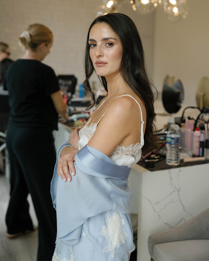 image of jordan getting ready