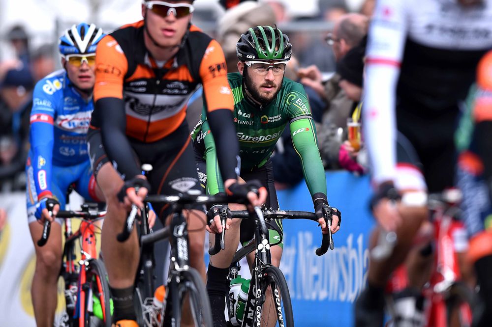 Riders finish stage 2.