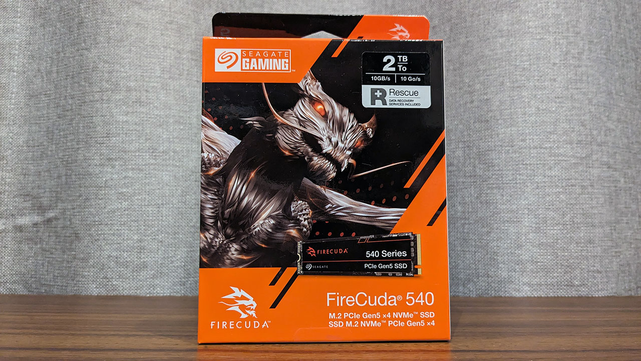 Seagate FireCuda 540 SSD box