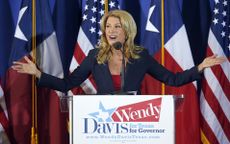 Wendy Davis questions GOP rival, who is married to a Latina, about his stance on interracial marriage