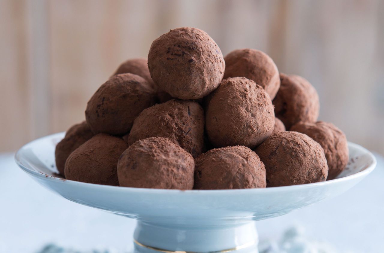 Chocolate and Irish cream truffles