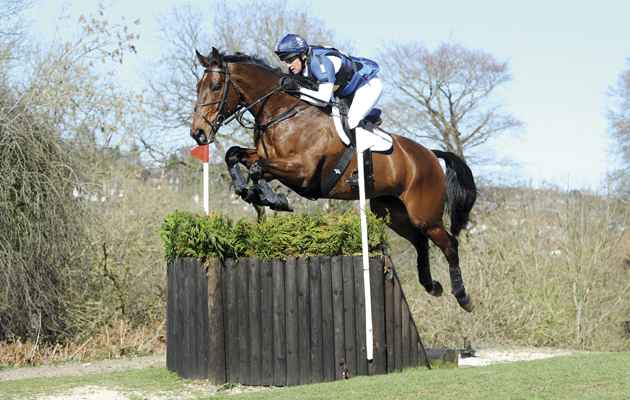 Tina Cook riding De Novo News at Aldon 2014