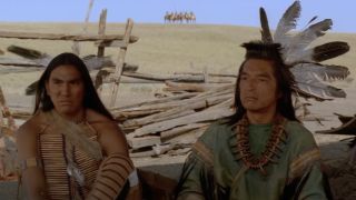 Rodney A. Grant and Graham Greene in Dances with Wolves