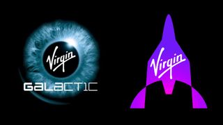 Virgin Galactic old and new logos