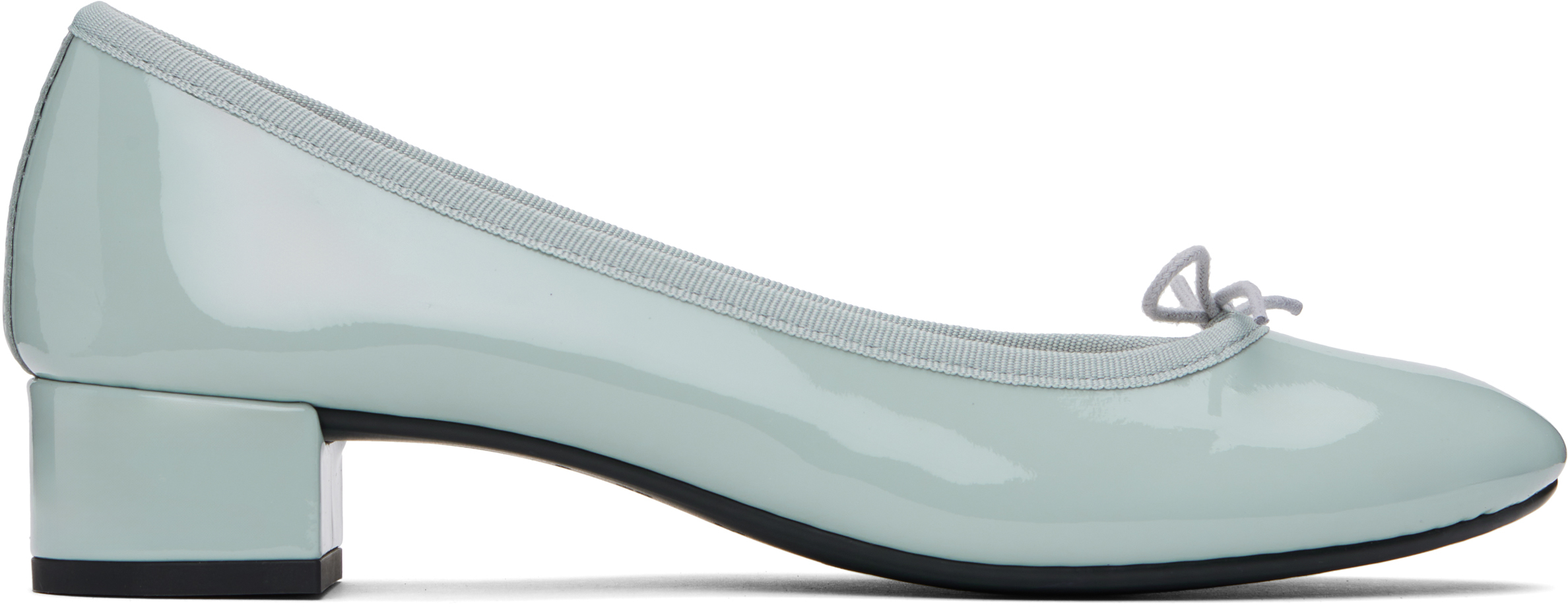 Blue Camille Rubber Sole Heels