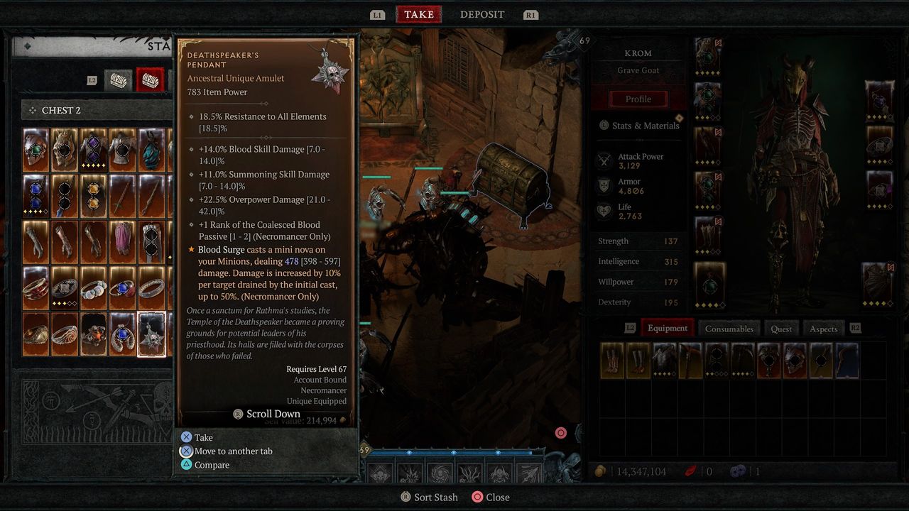 Diablo 4 item power breakpoint - Ancestral Rare armor