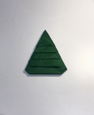 Christmas tree napkin