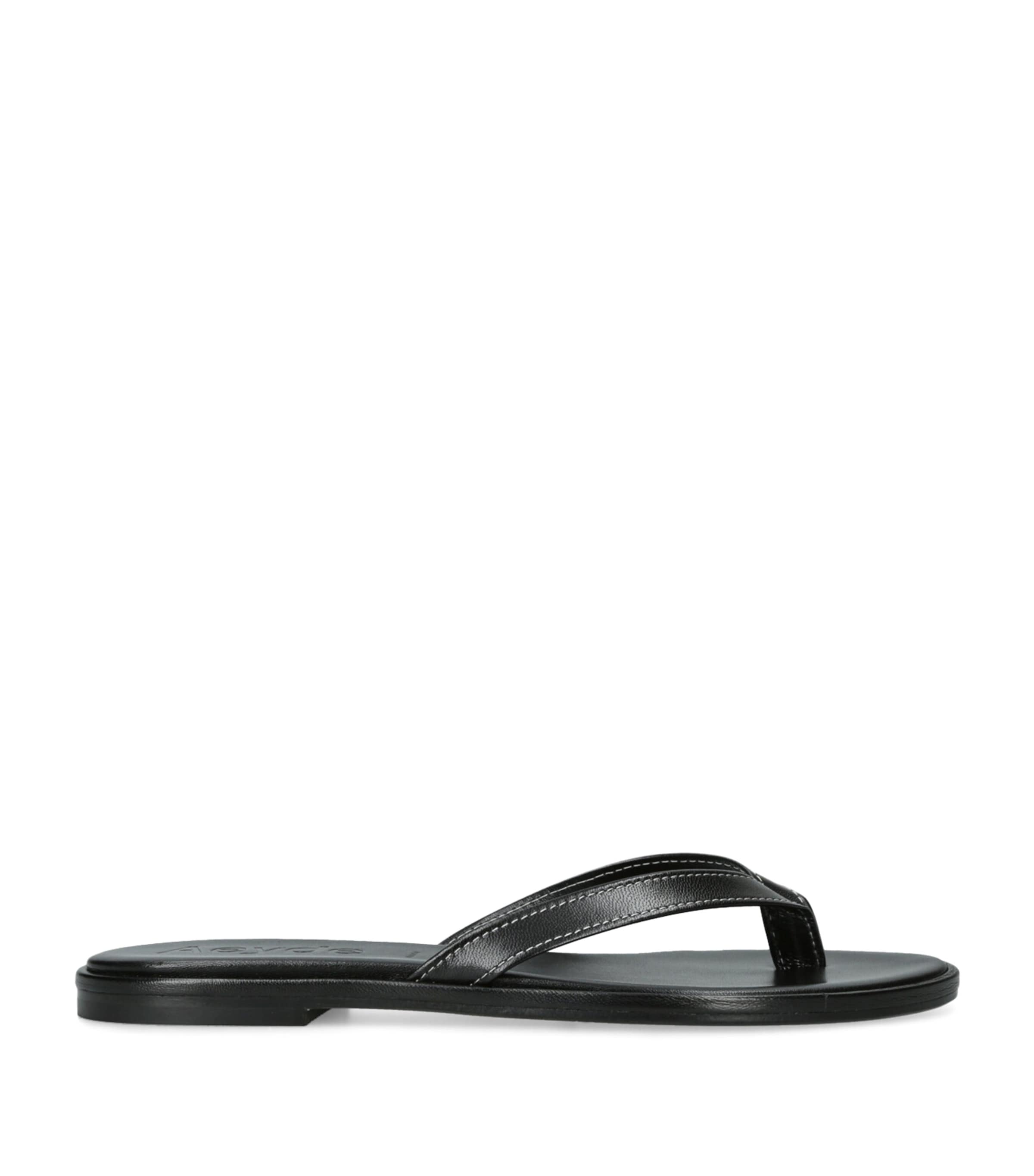 Leather Melody Slides