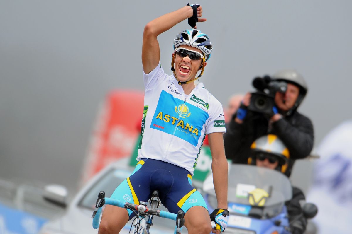 Alberto Contador fired off his Pistolero salute plenty of times in 2008